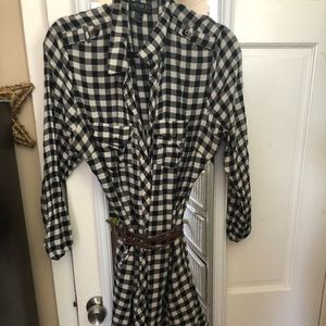 Gingam Black n white Forever 21 Dress